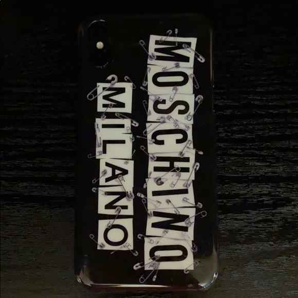 Moschino Milano iPhoneX phone 📱 case